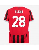 AC Milan Malick Thiaw #28 Domácí Dres 2024-25 Krátký Rukáv